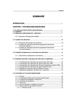 Calixarènes