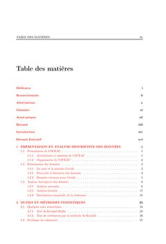 Modèle linéaire mixte et modèle GEE