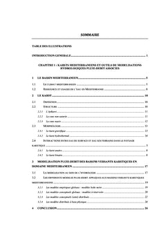Approche interdisciplinaire pour la ressource en eau karstique