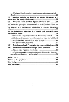Négocier pour la résolution des conflits sur les ressources naturelles