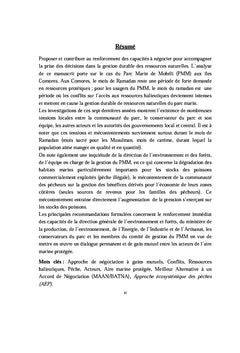Négocier pour la résolution des conflits sur les ressources naturelles