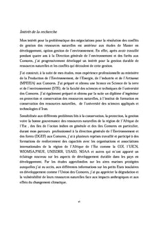 Négocier pour la résolution des conflits sur les ressources naturelles