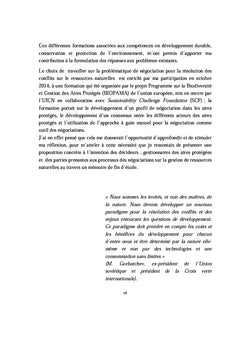 Négocier pour la résolution des conflits sur les ressources naturelles