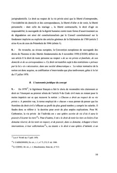 Employeur, salarié et vie Privée