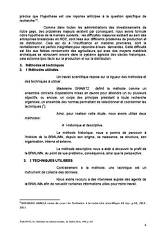 Mécanisme sur la gestion de stock magasin cas de la Bralima 2006-2011