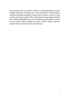 Evaluation de l'efficacité du ballon de Bakri