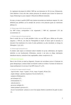 Evaluation de l'efficacité du ballon de Bakri
