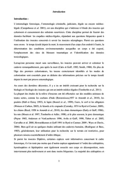 L'entomologie médico-légale en Algérie