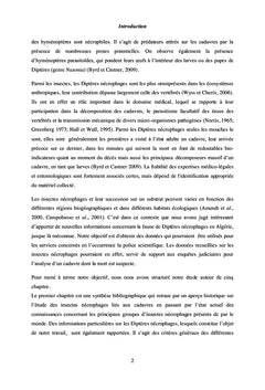 L'entomologie médico-légale en Algérie