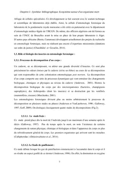 L'entomologie médico-légale en Algérie
