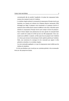 Commande d'un compensateur statique d'énergie réactive