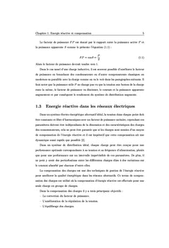 Commande d'un compensateur statique d'énergie réactive
