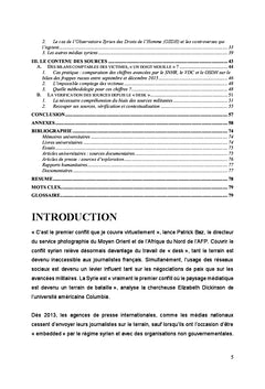 Documenter le conflit syrien dans les rédactions françaises