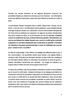 Documenter le conflit syrien dans les rédactions françaises