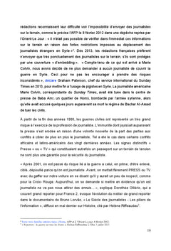 Documenter le conflit syrien dans les rédactions françaises