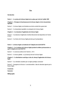 La licence légale : un système complexe confronté au numérique