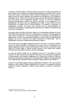 La licence légale : un système complexe confronté au numérique