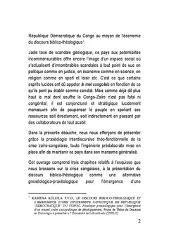 Crise de gouvernance ou gouvernance de crise en RDC
