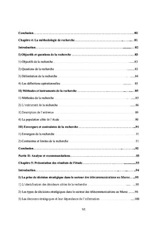 La surveillance de l'environnement et la prise de decision strategique