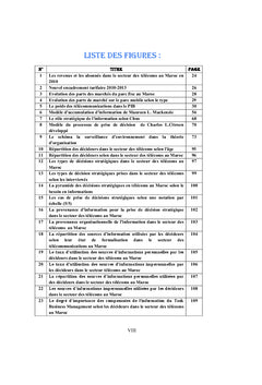 La surveillance de l'environnement et la prise de decision strategique
