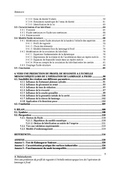 Prediction du profil de rugosite lors du laminage A froid