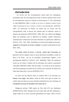 Etude microbiologique du fruit de "Tapia" ou "Uapaca bojeri" de Madagascar