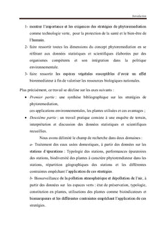 Statistiques sur les stratégies de phytormédiation en Algérie