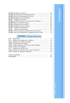 Etude bidimensionnelle (2D) sous Fluent d'une roue centrifuge