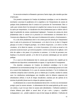 Les droits fondamenteaux dans le contexte de l'environnement