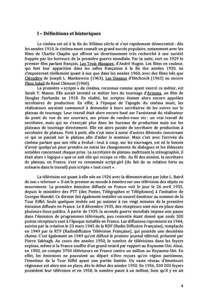 Scripte fiction, télévision, captation : un même nom, un même métier ?