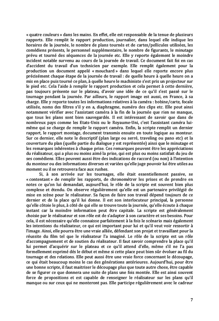 Scripte fiction, télévision, captation : un même nom, un même métier ?