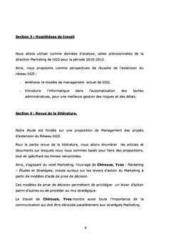 Managements des projets Télécoms : cas de TIGO - SENEGAL
