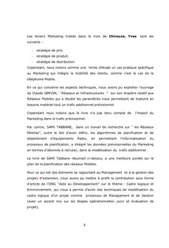 Managements des projets Télécoms : cas de TIGO - SENEGAL