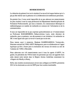 Les liens sociaux : enjeux pour la circulation des informations sur le développement durable
