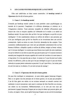Le las de la pauvrete
