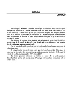 Parole de Dieu A l'homme