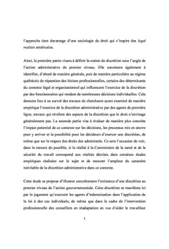Lesions professionnelles et action des decideurs de premier niveau