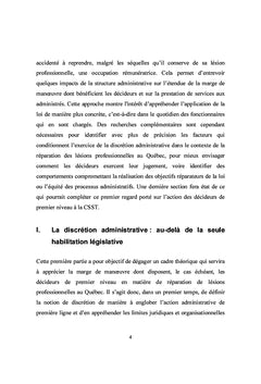 Lesions professionnelles et action des decideurs de premier niveau