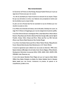 Recherche de financements et Capitalisation des acquis Tome 1