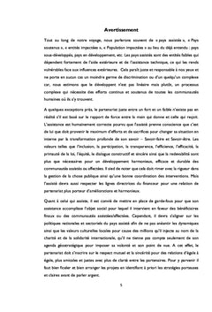 Recherche de financements et Capitalisation des acquis Tome 1
