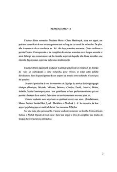 Adapatation de l'Echelle de Comportement Adaptative au Maroc