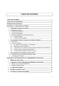 Adapatation de l'Echelle de Comportement Adaptative au Maroc