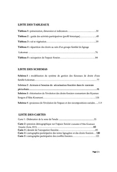 Les systemes fonciers coutumiers face A l'urbanisation