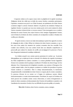 Les systemes fonciers coutumiers face A l'urbanisation