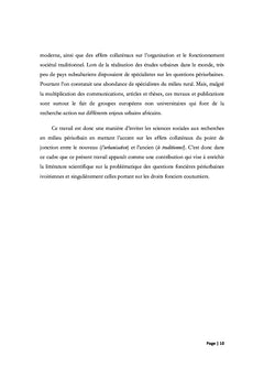 Les systemes fonciers coutumiers face A l'urbanisation