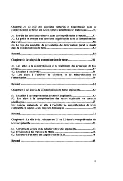 Effets de la relecture sur la comprehension de textes explicatifs