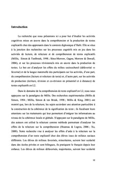Effets de la relecture sur la comprehension de textes explicatifs