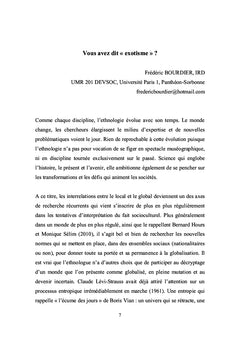 Cheminements anthropologiques