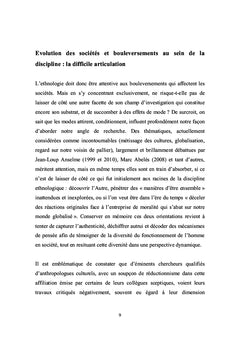 Cheminements anthropologiques