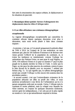 Les difficultes de mobilite dans les villes d'Afrique sub-saharienne